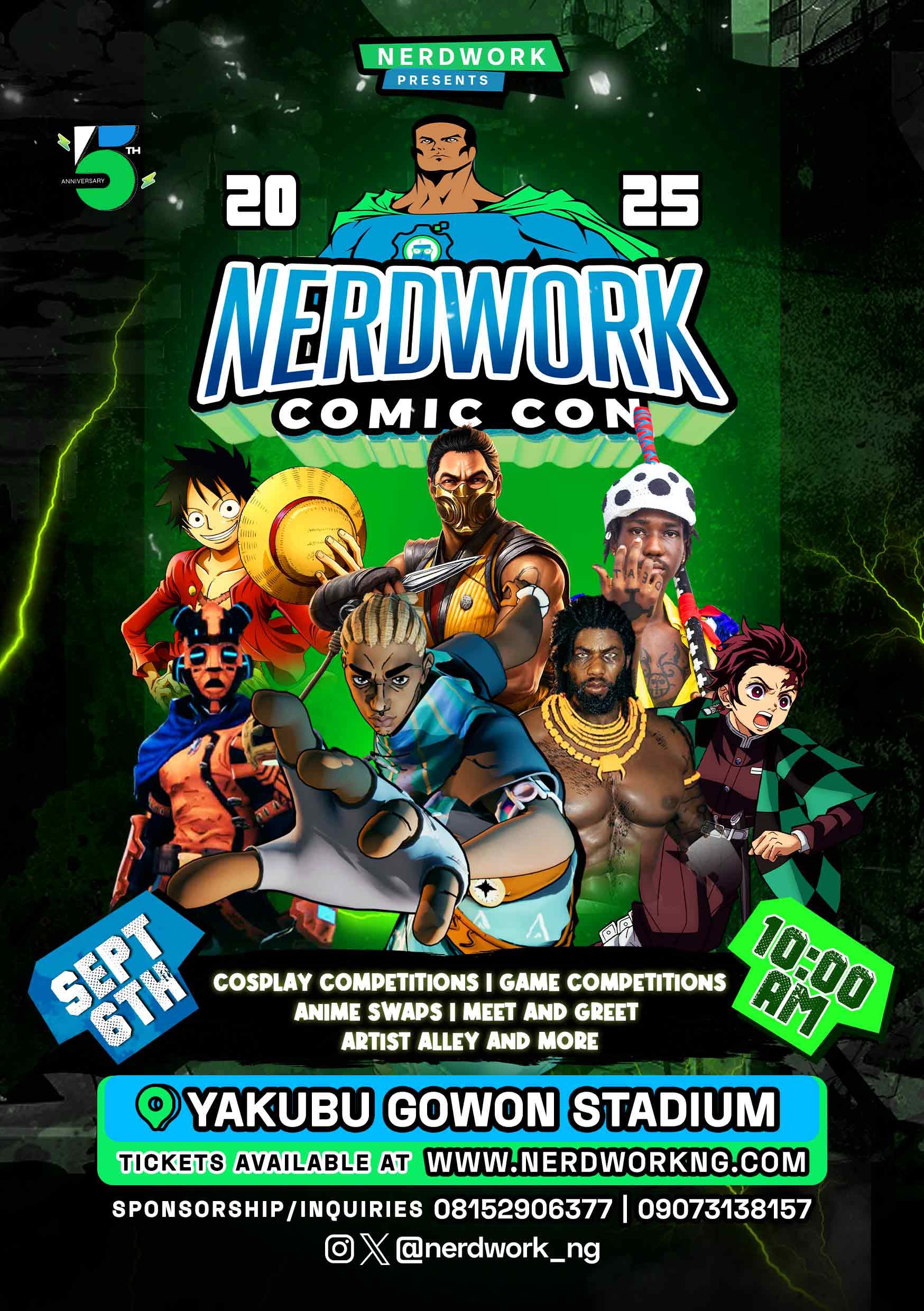 Nerdwork Comic Con Banner